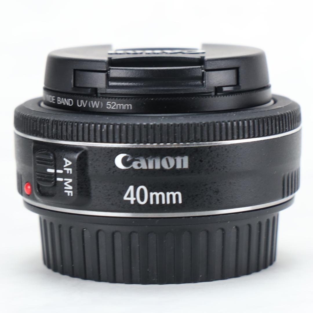 EF 40mm F2.8 STM UVフィルター付き