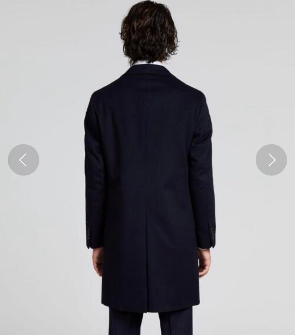 【UNITEDARROWS】ウールカシミヤビーバーチェスターフィールドコート46