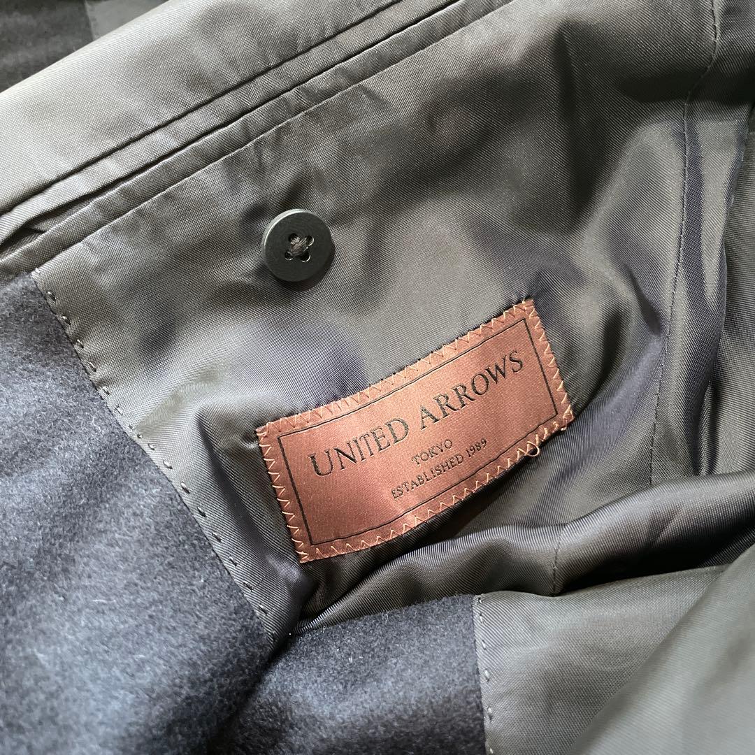 【UNITEDARROWS】ウールカシミヤビーバーチェスターフィールドコート46