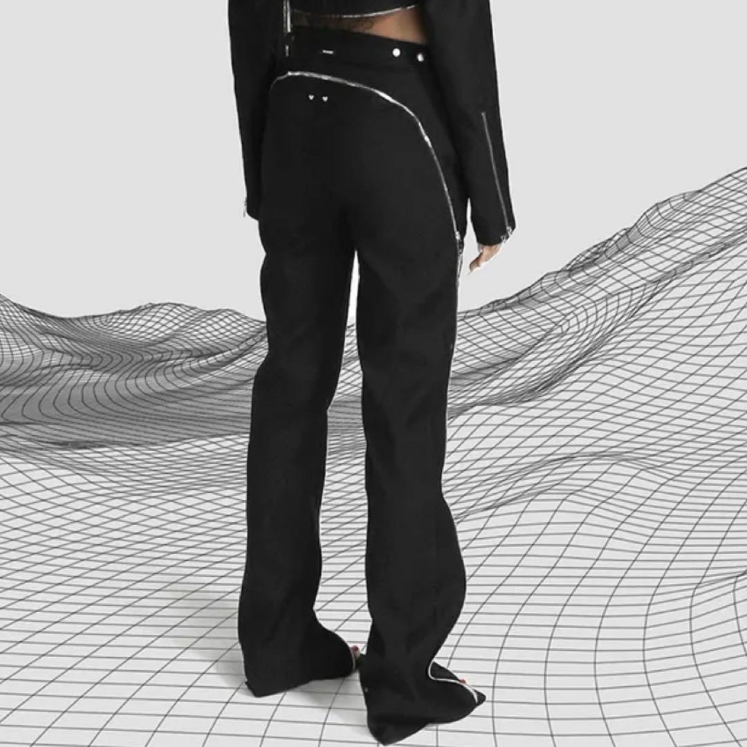 badblood スリムフィット ジップ パンツ