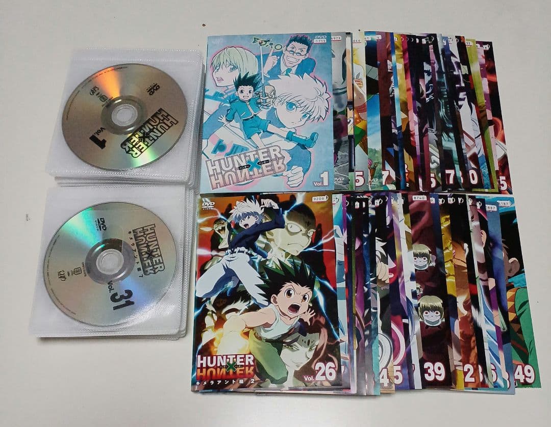 アニメ　DVD　HUNTER×HUNTER ハンターハンター　全49巻セット