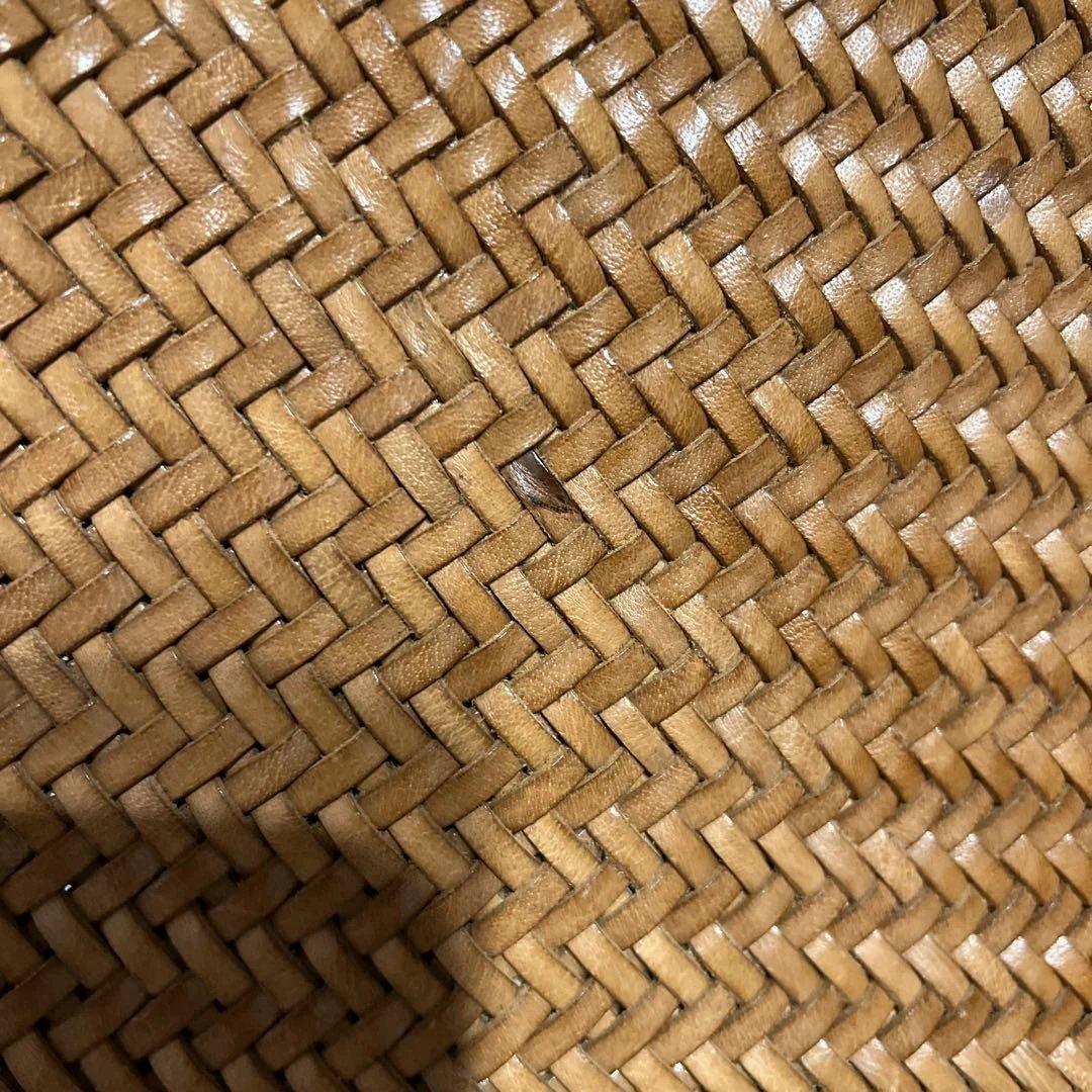 DRAGONレザーメッシュトートバッグ