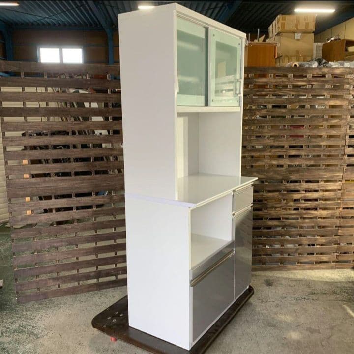 I644R マルコ木工 W890 食器棚 キッチンボード