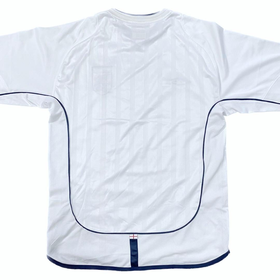 イングランド代表　2002年 レプリカ　長袖　ホームユニフォーム　M