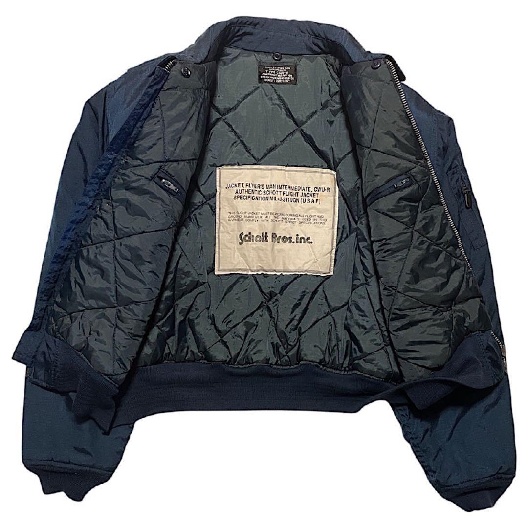 あ*こ様 激レア 田中シェン Schott CWU-R 90s MA-1ボンバー