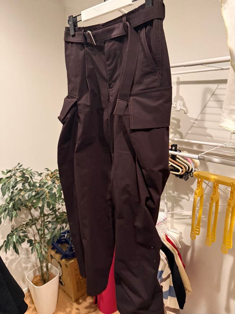 sacai 25aw Rip Stop Pants サイズ1