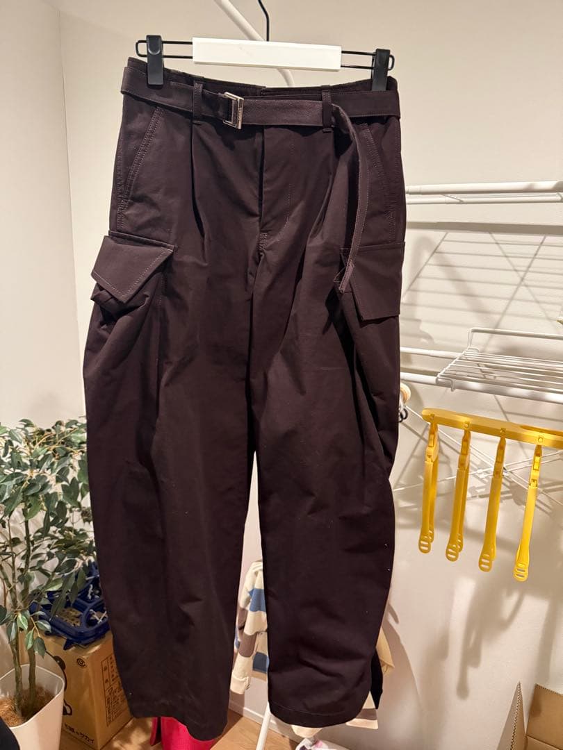sacai 25aw Rip Stop Pants サイズ1