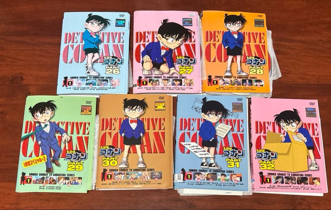 名探偵コナンpart26〜32 計61巻セット dvd