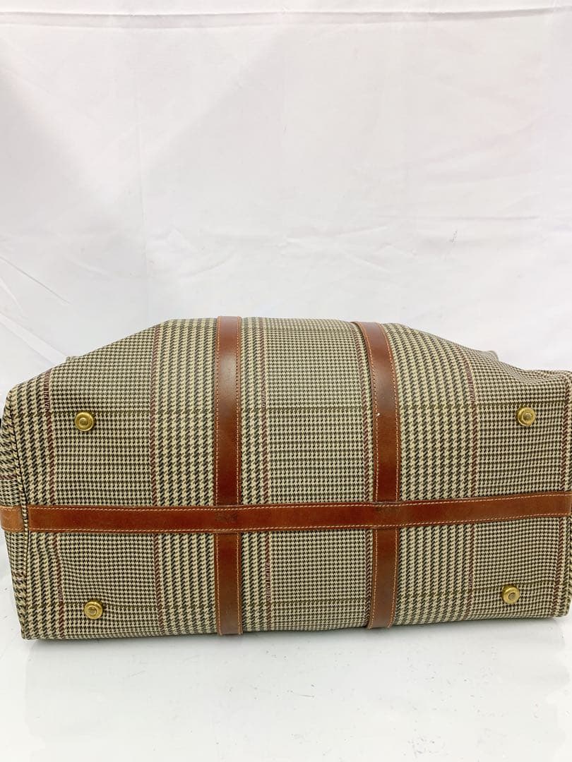 6SDM29 POLO チェック柄 ボストンバッグ