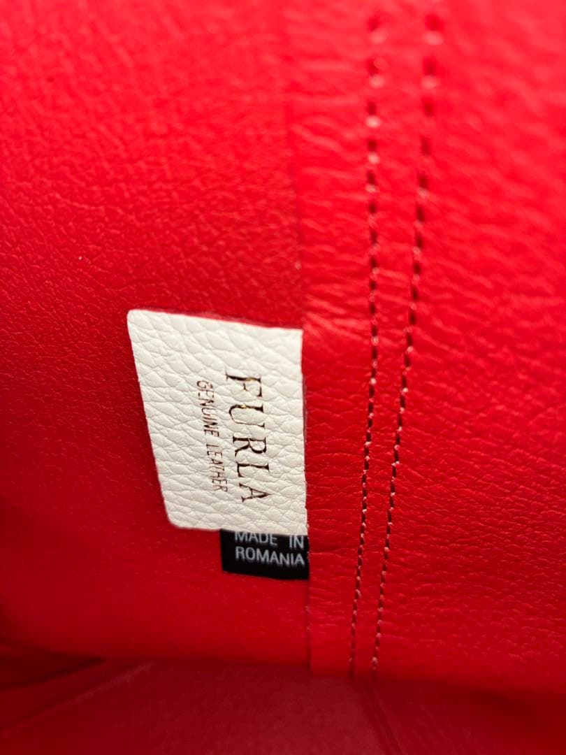 【美品】FURLAトートバッグ レザー 肩掛け ビジネス 大容量