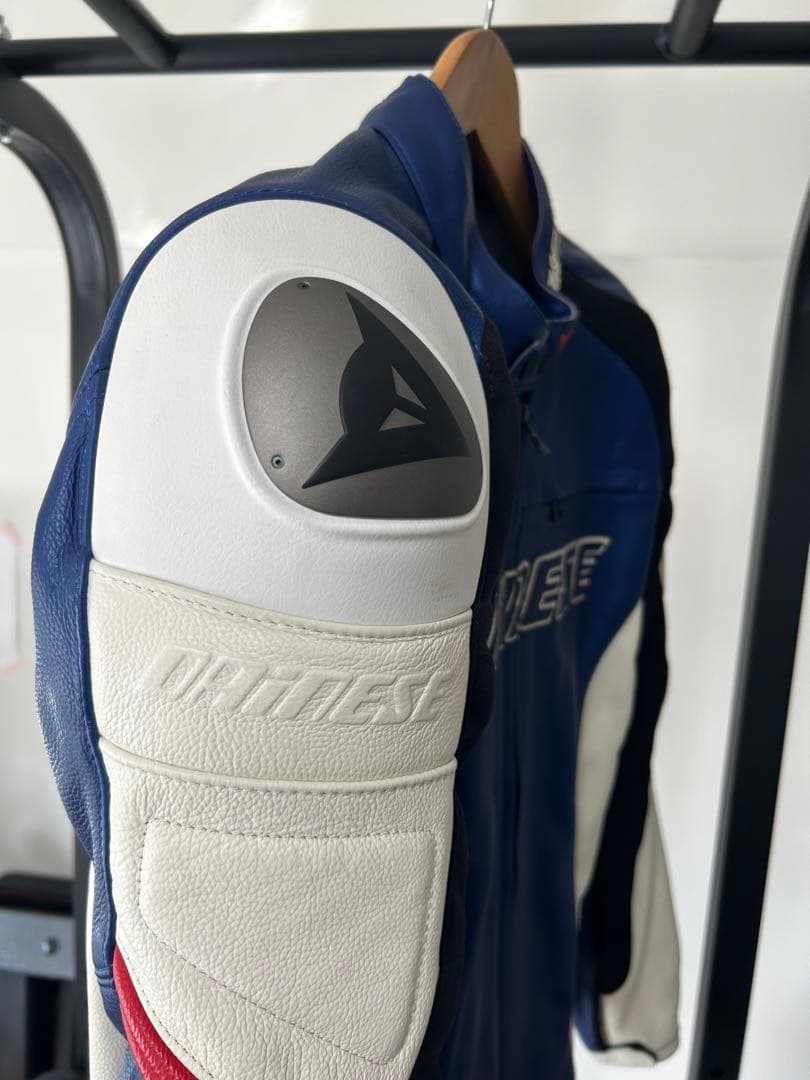 Dainese バイクジャケット 青/白