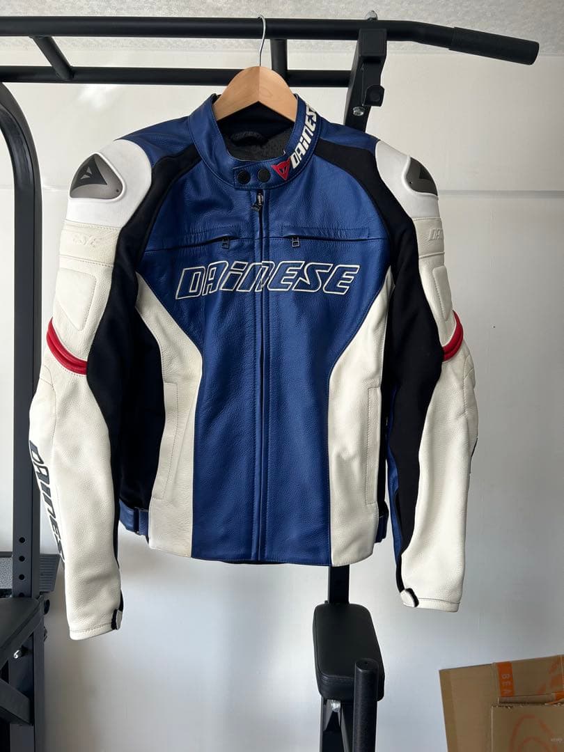 Dainese バイクジャケット 青/白