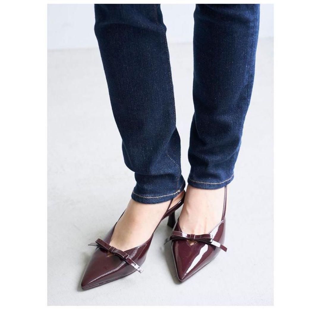 SNIDEL スナイデル リボンパンプス