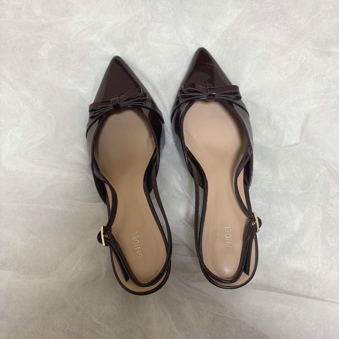 SNIDEL スナイデル リボンパンプス