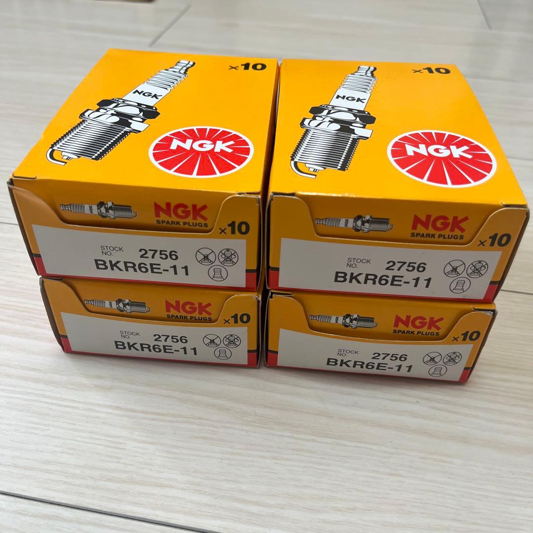NGK スパークプラグ BKR6E-11 40本セット 新品未使用 2756