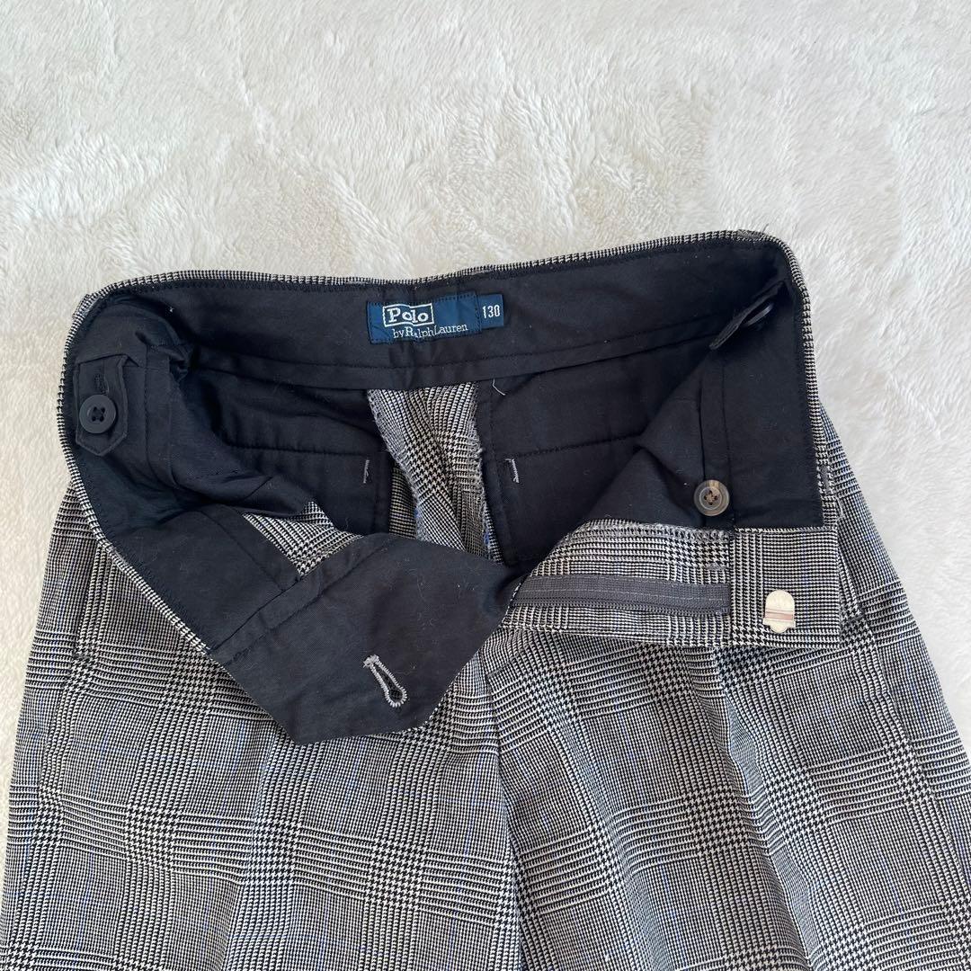 豪華4点✨ラルフローレン130フォーマルセットアップスーツ入学式　紺ブレ金ボタン