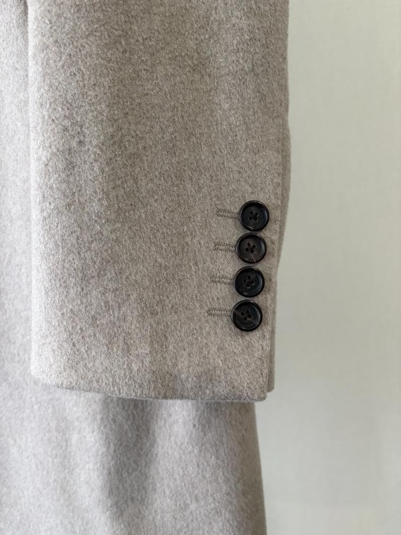 【美品】ラルディーニ／チェスターコート 48 グレージュ