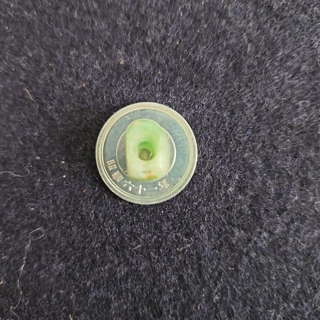 ヒスイの垂れ玉‥縄文時代