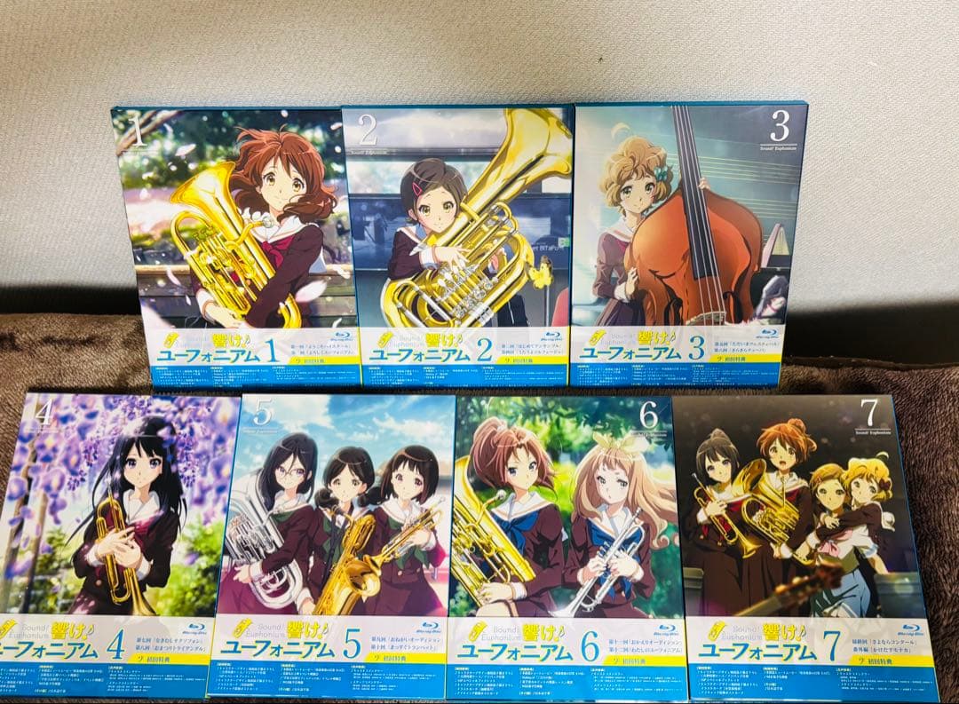 響け!ユーフォニアム 初回限定盤 Blu-ray　７巻セット