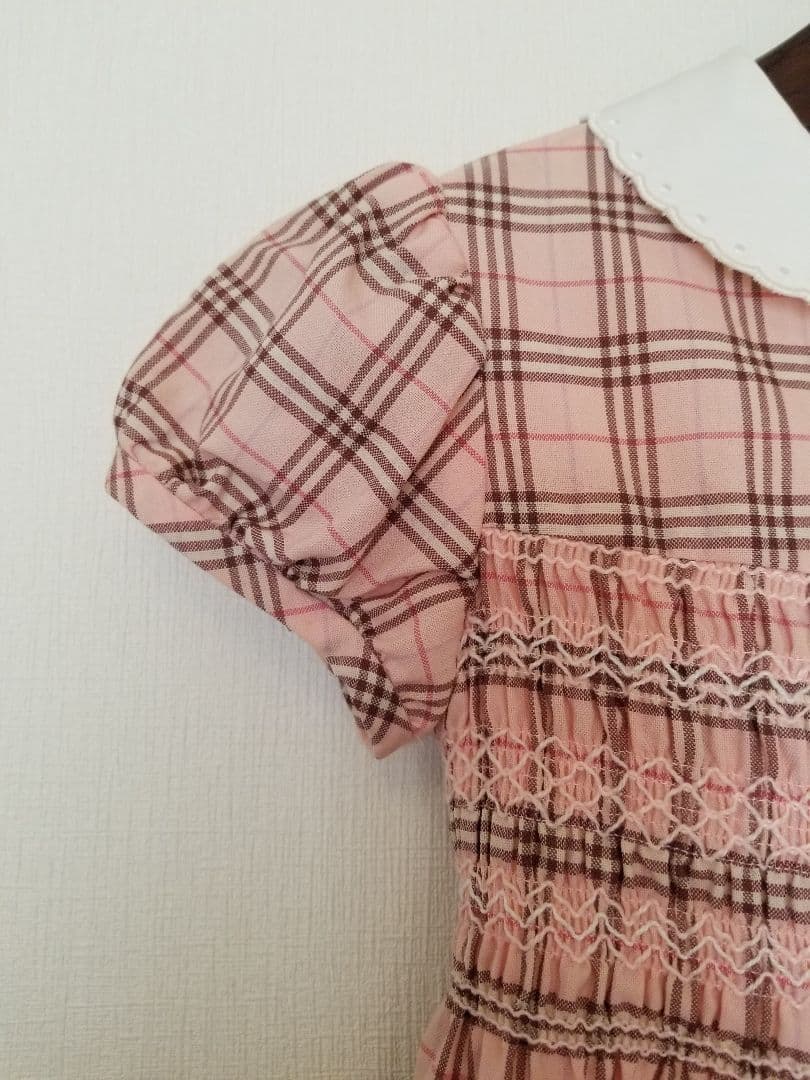 バーバリー人気フォーマル　ピンク　ノバチェック　ヴィンテージ　女の子