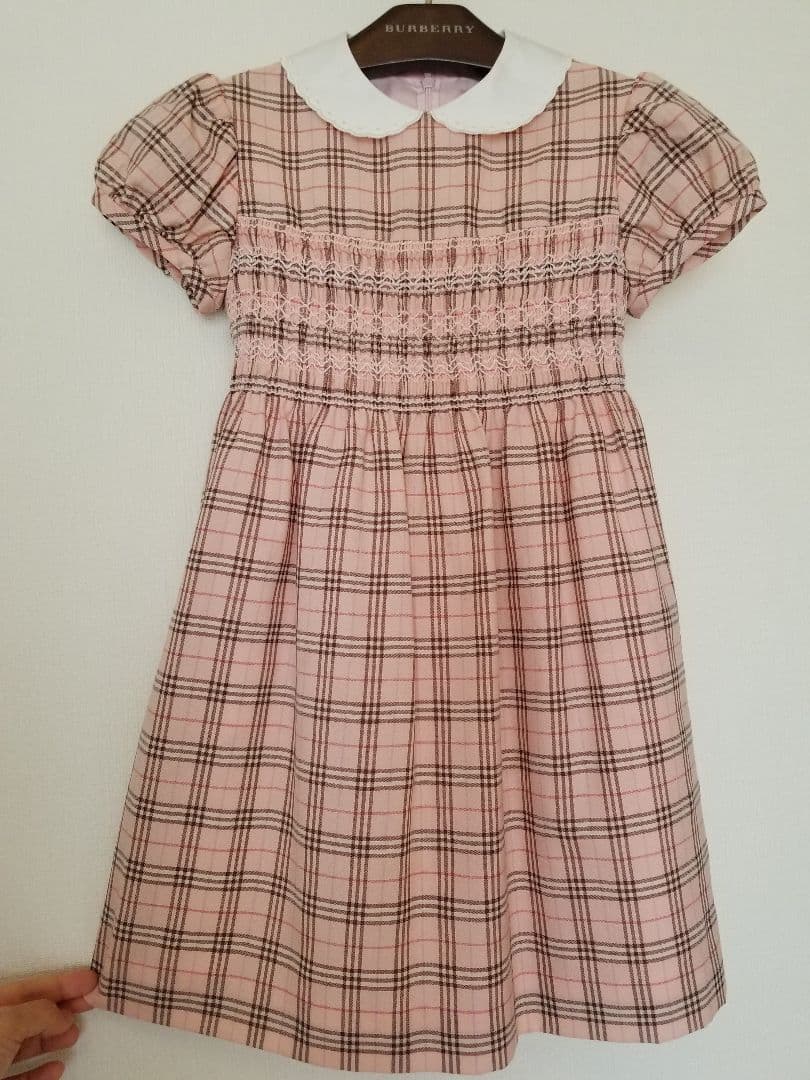 バーバリー人気フォーマル　ピンク　ノバチェック　ヴィンテージ　女の子