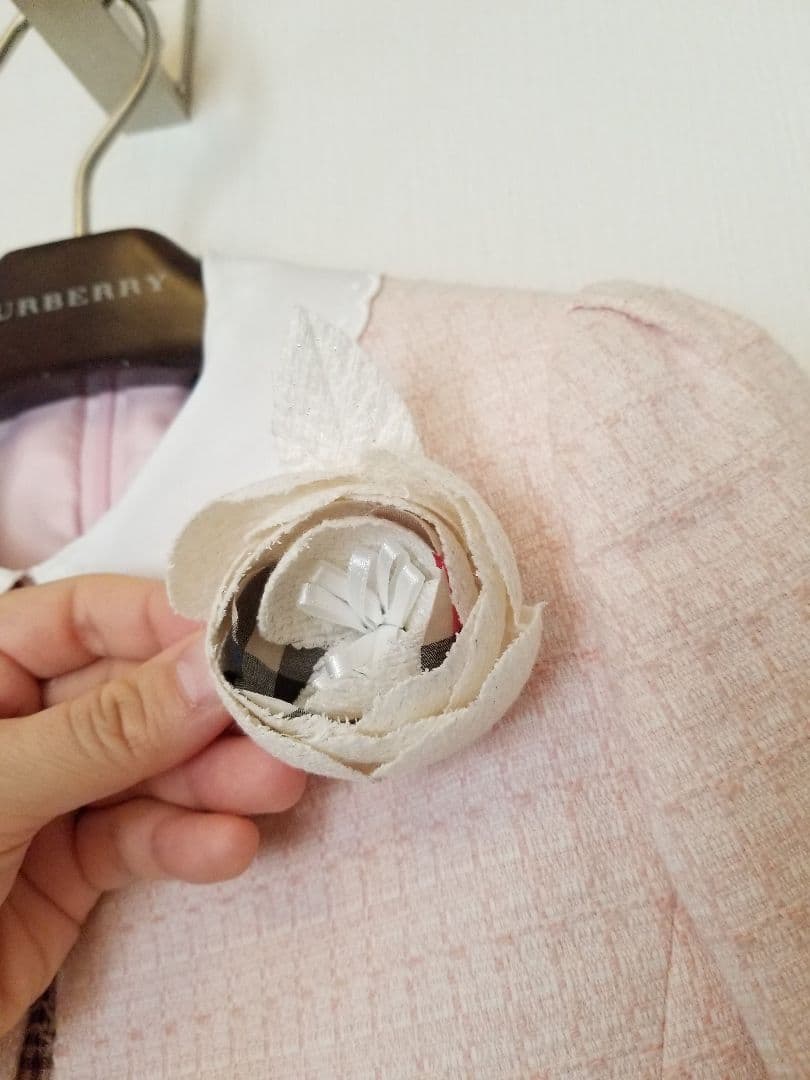 バーバリー人気フォーマル　ピンク　ノバチェック　ヴィンテージ　女の子