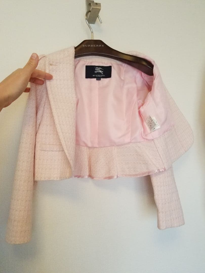 バーバリー人気フォーマル　ピンク　ノバチェック　ヴィンテージ　女の子