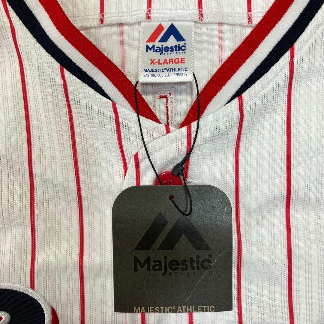 マクガフ ヤクルトスワローズ ユニフォーム 優勝記念 刺繍 【タグ付き新品】XL