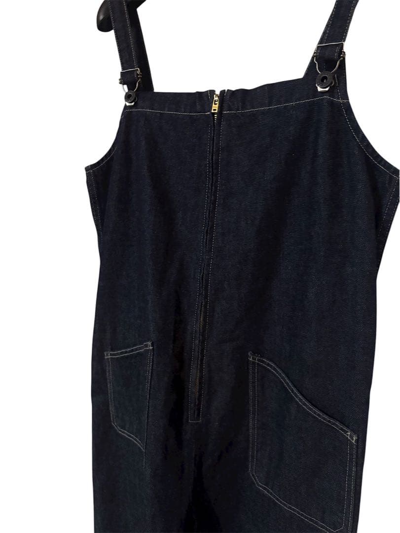 美品 ジョンブル JOHNBULL デニム チューブサロペット オーバーオール