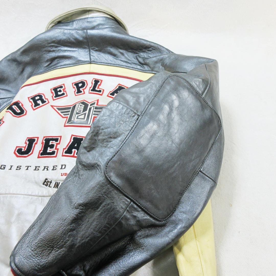 ✨VITAGE/超大きい✨PURE PLAYAZ メタリック オールレザー