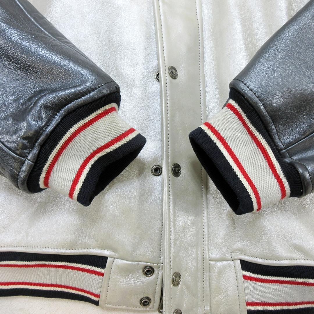 ✨VITAGE/超大きい✨PURE PLAYAZ メタリック オールレザー