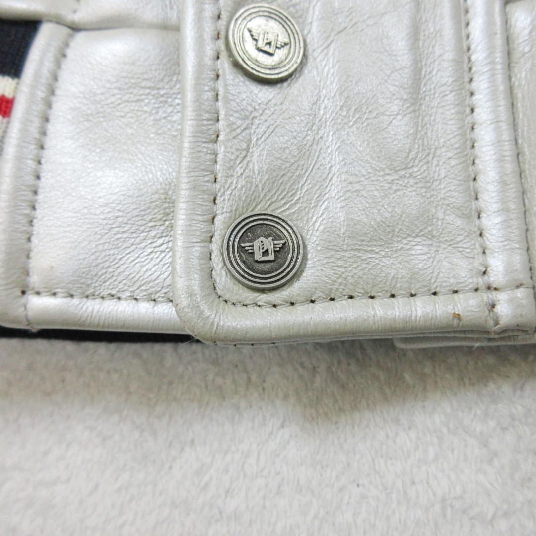 ✨VITAGE/超大きい✨PURE PLAYAZ メタリック オールレザー