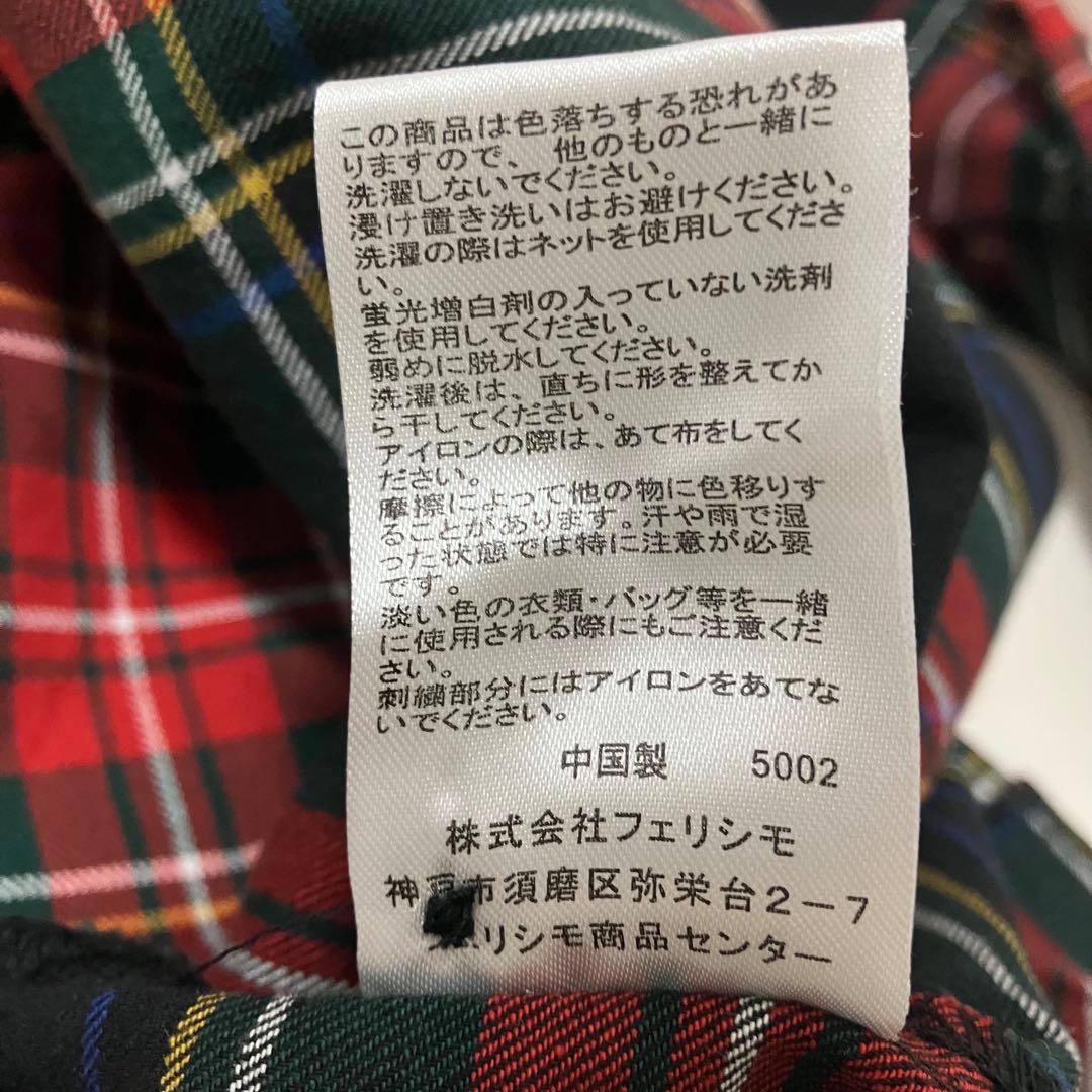 美品【サニークラウズ】ponさんのチェックワンピース タータンチェックMT