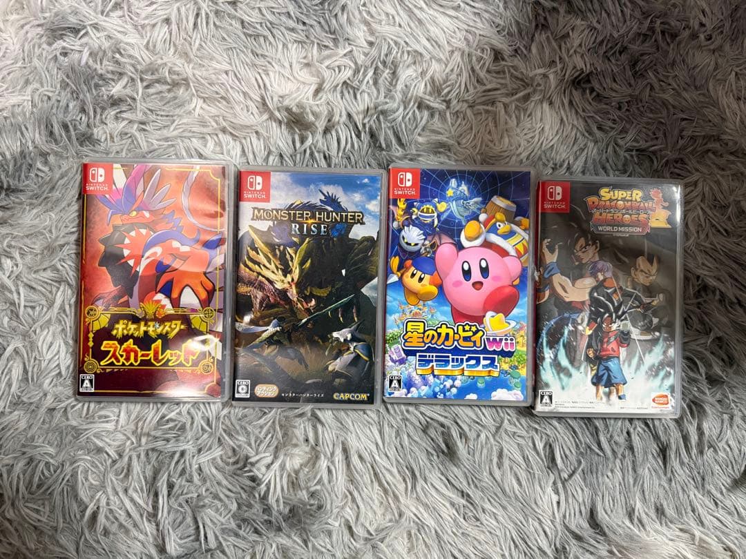 Nintendo Switch 本体 レッド/ブルー 美品 おまけカセット付き