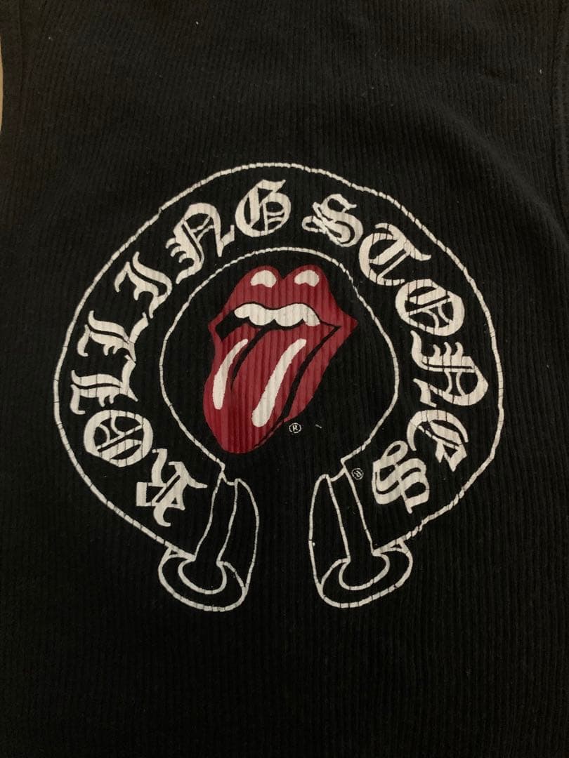 Chrome HeartsクロムハーツローリングストーンズタンクトップブラックM