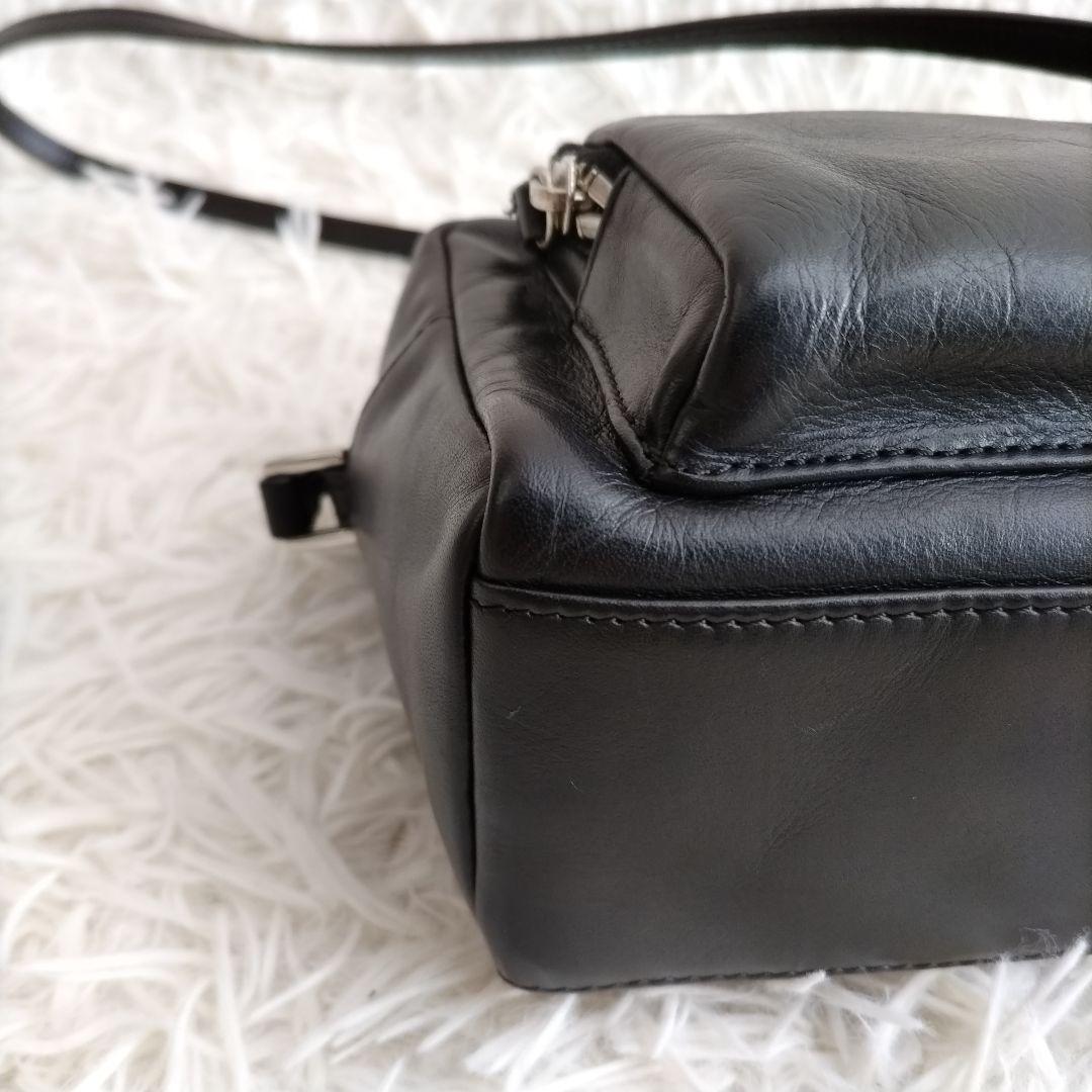 アニエスベー カメラバッグ アンジェル ショルダーバッグ 本革　 ワンポイント