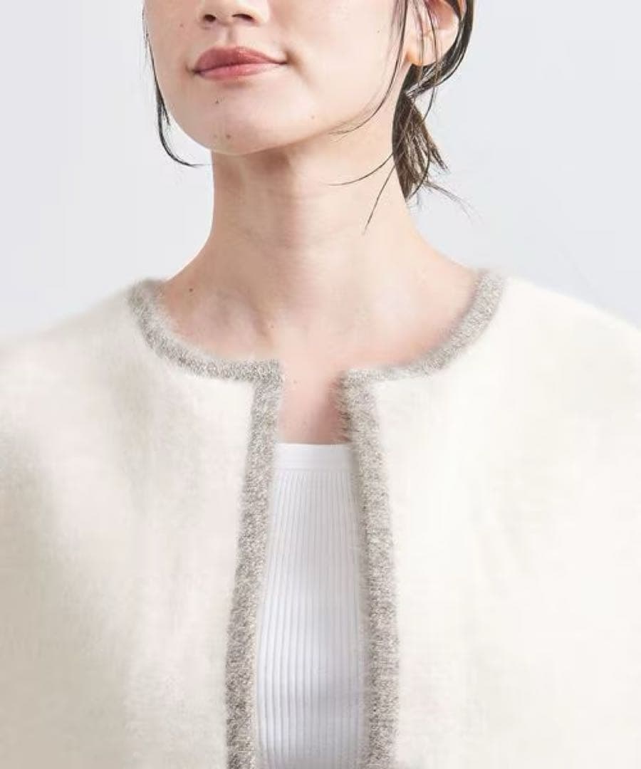 【極美品】UNITED ARROWS フォックス カシミヤ ニットベスト