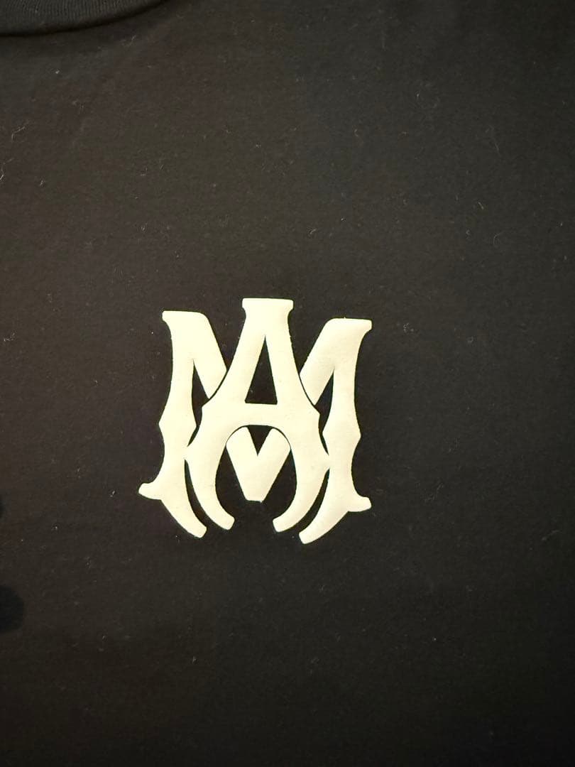 AMIRI アミリ ロゴ Tシャツ ブラック IT54 XL相当 最終値下げ