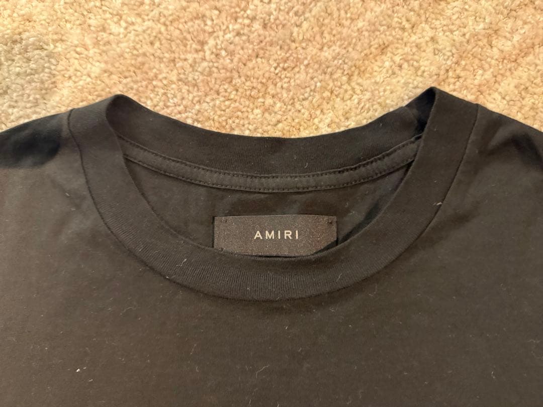 AMIRI アミリ ロゴ Tシャツ ブラック IT54 XL相当 最終値下げ