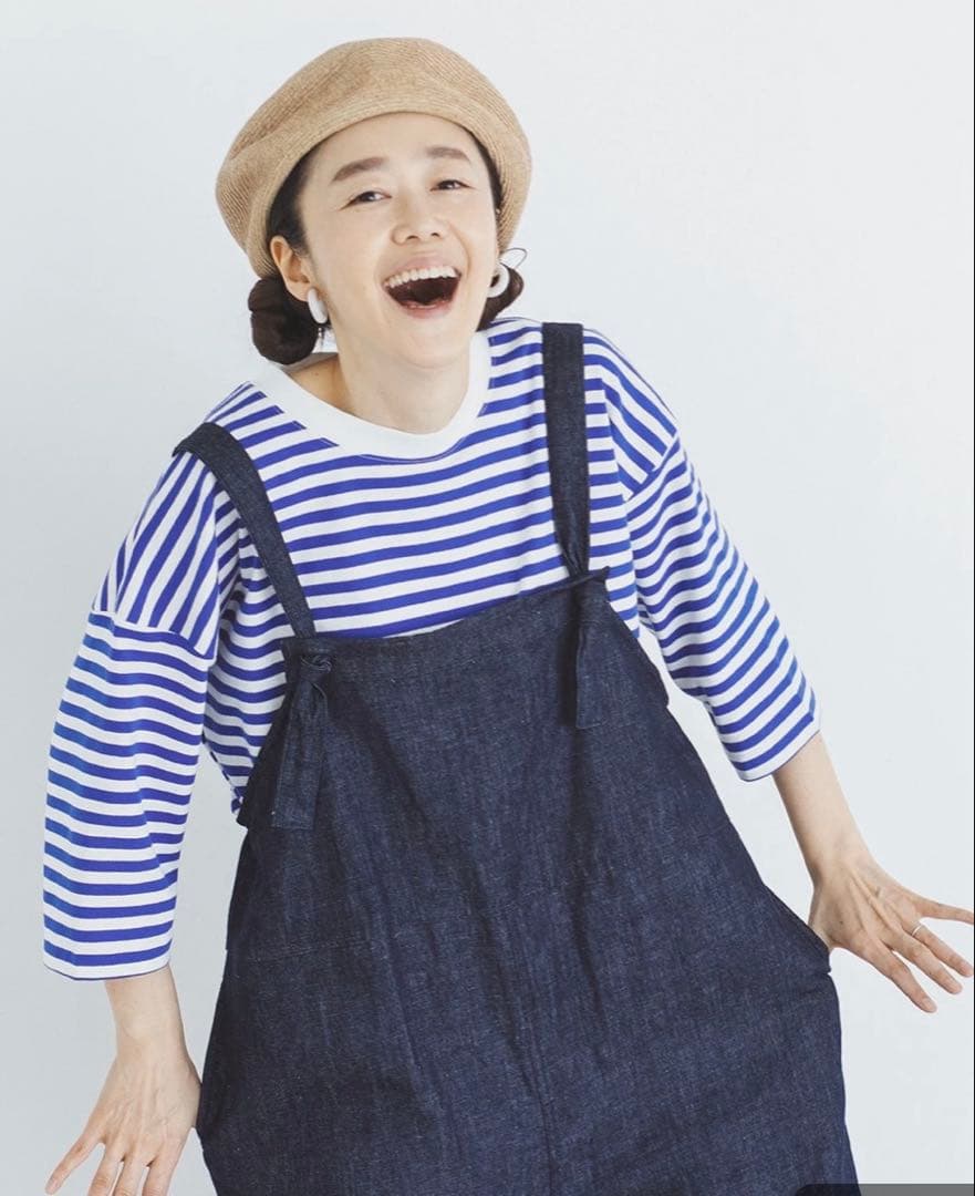 滝口和代さん×ナチュラン&yarn マイフェイバリットデニムサロペットパンツ