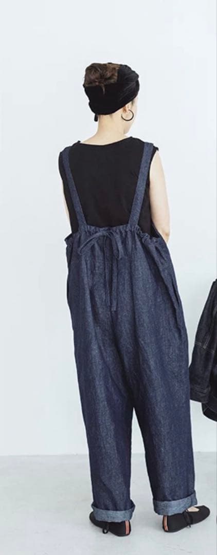 滝口和代さん×ナチュラン&yarn マイフェイバリットデニムサロペットパンツ