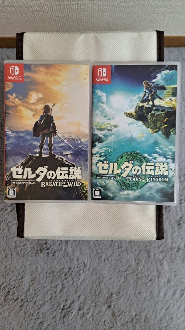 ゼルダの伝説　ブレスオブザワイルド　と　ティアーズオブザキングダム　2本