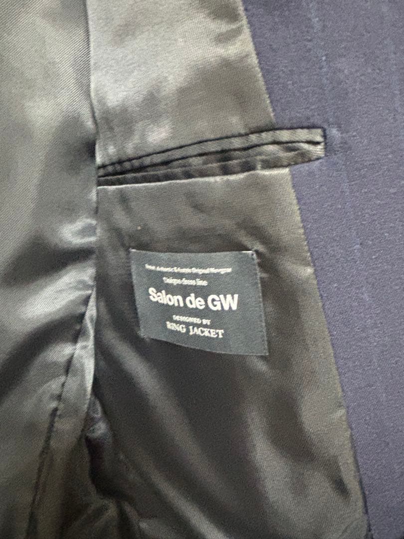 salon de gw ストレッチ起毛TRジャケット　パンツ　スーツ　L