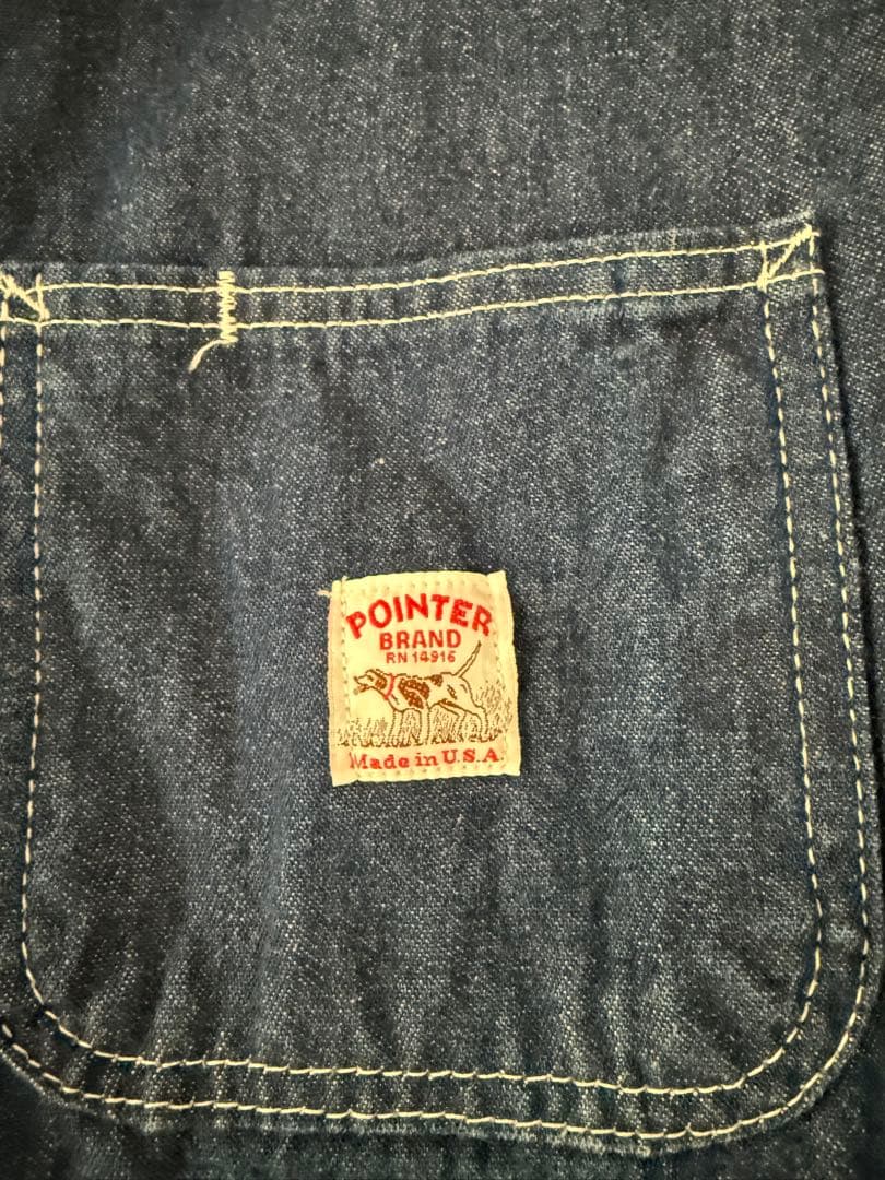 POINTER BRAND デニムカバーオール　USA製