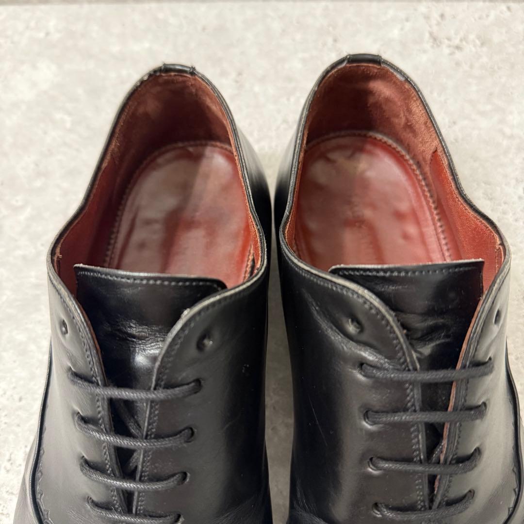 美品 MAGNANNI マグナーニ 内羽根 オパンカ レザーシューズ 黒 41