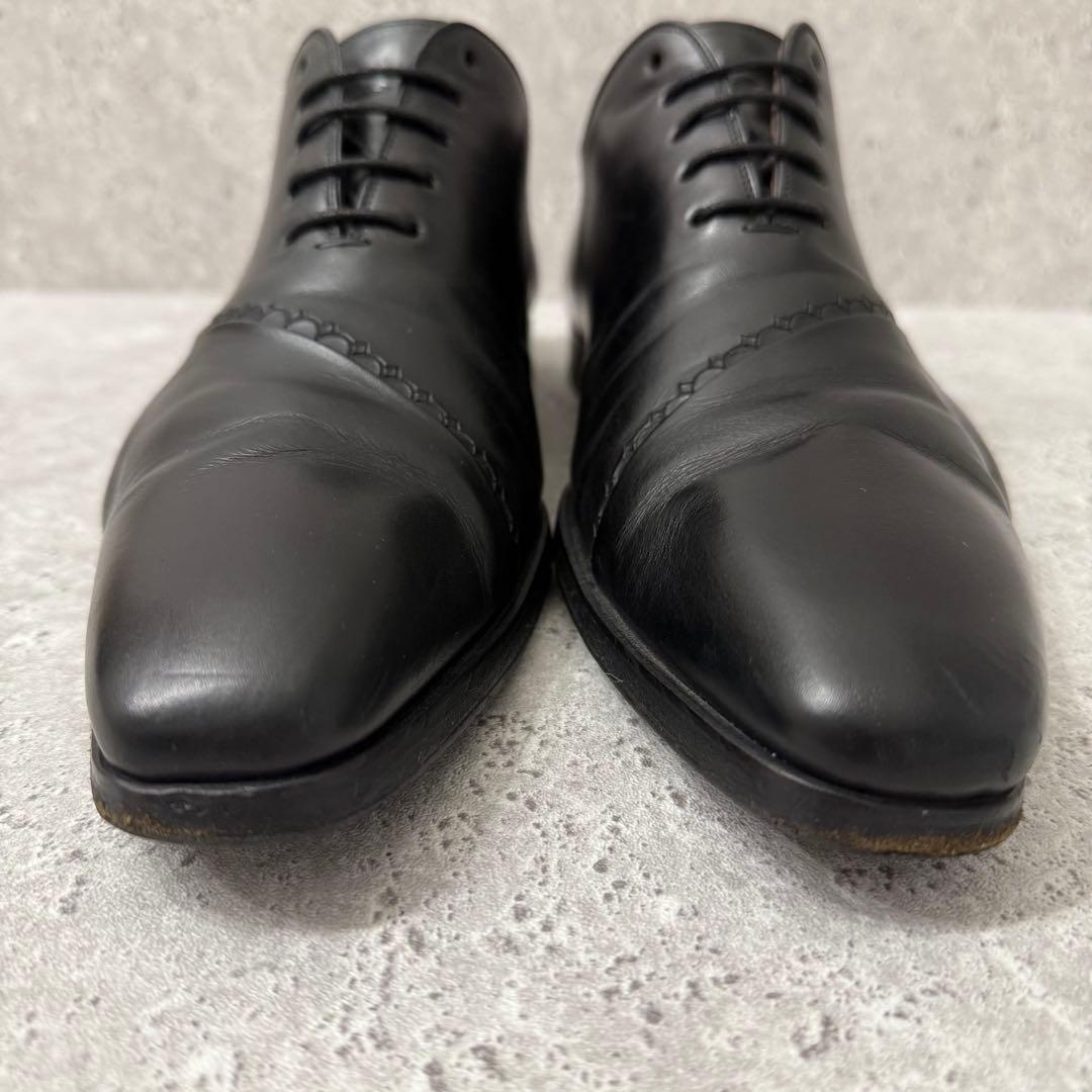美品 MAGNANNI マグナーニ 内羽根 オパンカ レザーシューズ 黒 41