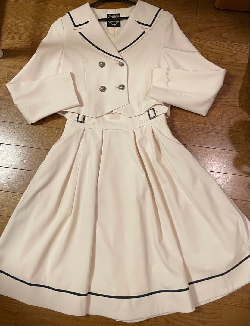 メゾピアノジュニア　卒業式　卒服　セレモニー　フォーマル　ホワイト　160