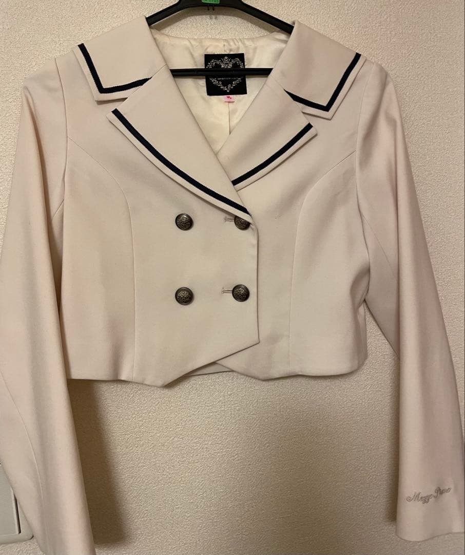 メゾピアノジュニア　卒業式　卒服　セレモニー　フォーマル　ホワイト　160