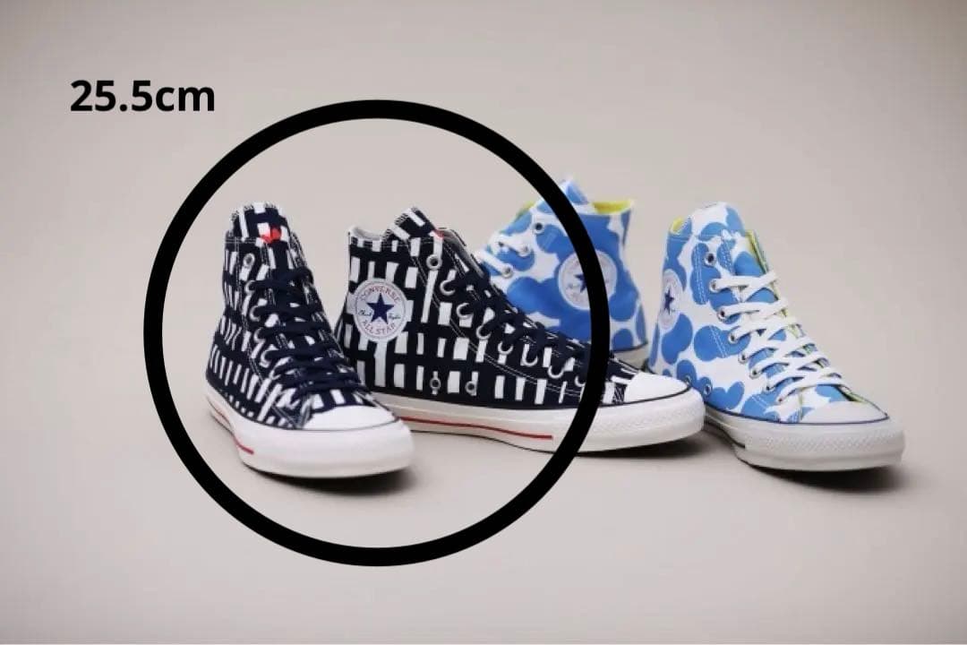 CONVERSE mina perhonenコラボスニーカー 25.5cm美品