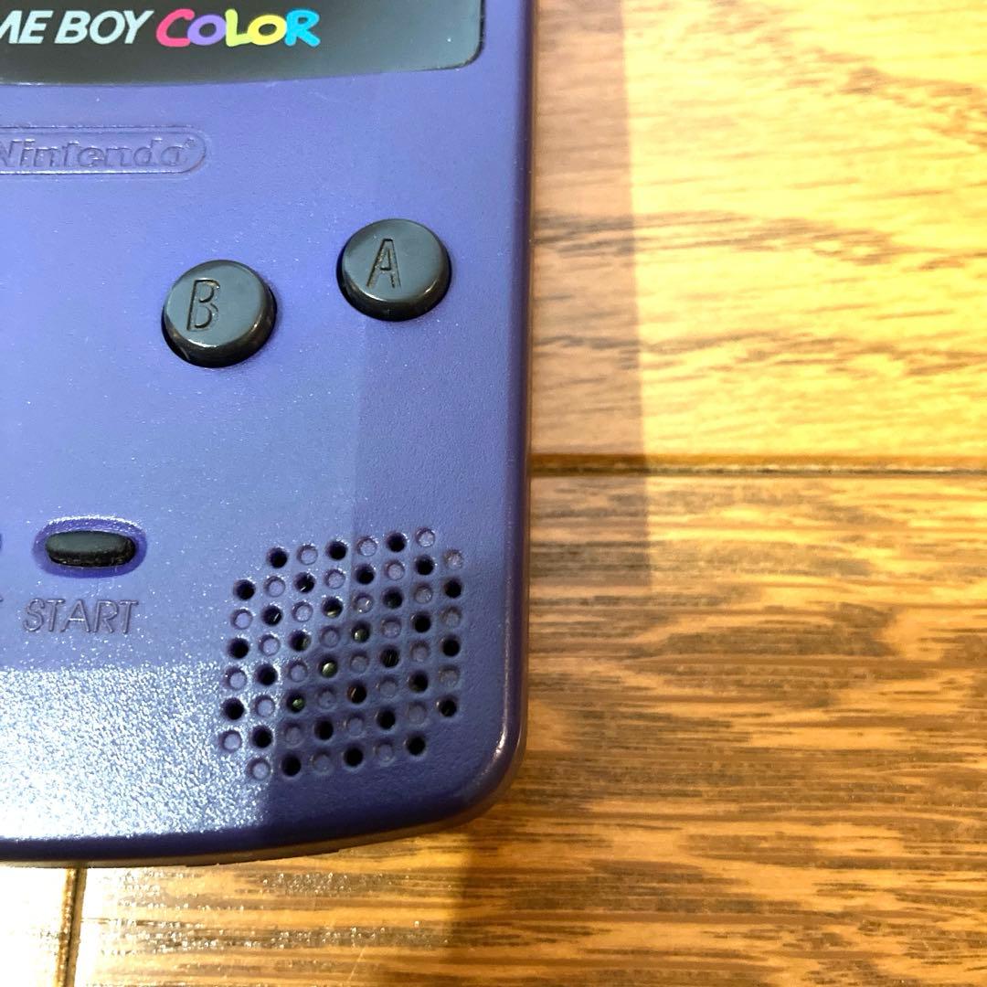 任天堂 Nintendo ゲームボーイカラー ネイビー 携帯ゲーム機 当時物 紺